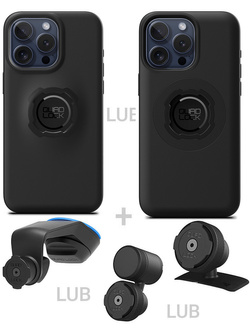 Zestaw do samochodu: etui na telefon iPhone 16 Pro Max + mocowanie Quad Lock