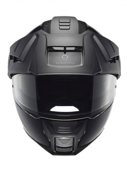 Zestaw: kask szczękowy Schuberth E2 Carbon czarny + dedykowany interkom motocyklowy