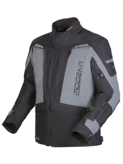 Kurtka motocyklowa tekstylna Modeka Hydron czarno-szara