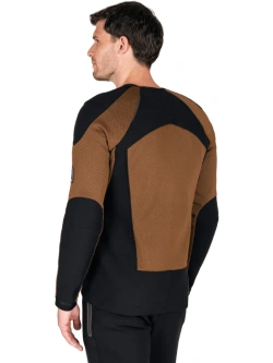 Koszula z ochraniaczami Knox Urbane Pro Move czarno-brązowa