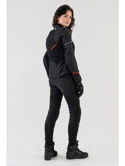 Kurtka motocyklowa damska tekstylna Shima X-Mesh 2.0 czarno-czerwona