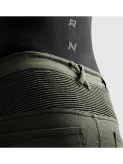 Jeansy motocyklowe Rebelhorn Faster zielone