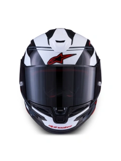 Kask integralny Alpinestars S-R7 A-Core czarno-biało-czerwony
