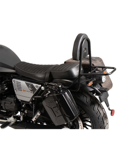 Kanister z uchwytem Cutout na lewą stronę Hepco&Becker Moto Guzzi V9 Bobber/Special Edition (21-25) 4 litry czarny