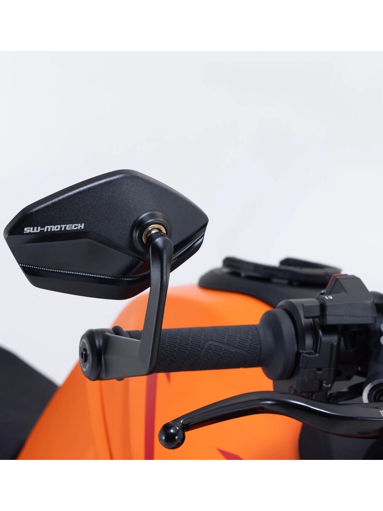Lusterka motocyklowe Sw-Motech Sport na koniec kierownicy KTM 1290 Superduke R (19-)/ Evo (21-), 1390 Superduke R/ Evo (23-) czarne