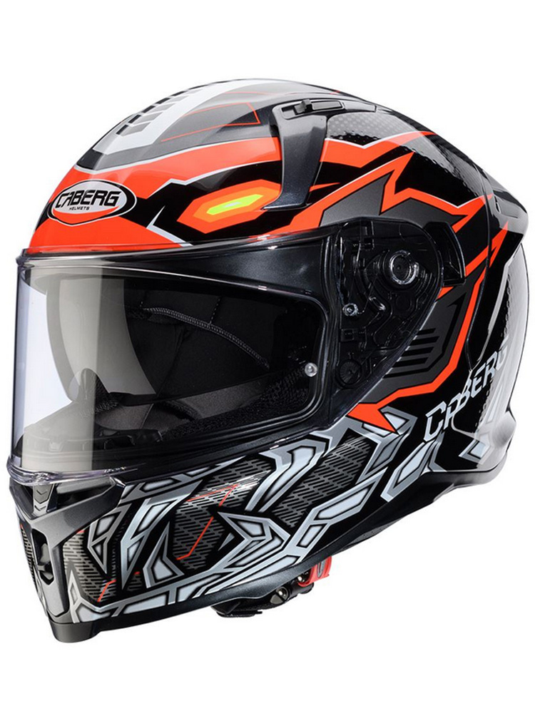 Kask integralny Caberg Avalon X Gurkha czarno-szaro-pomarańczowy