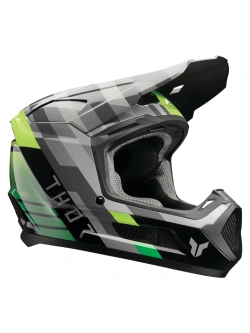 Kask enduro Thor Youth Fleet szaro-zielony