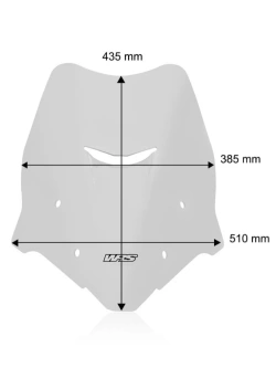 Szyba motocyklowa WRS Touring Benelli TRK 702/ X (23-24) przezroczysta