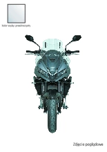 Szyba motocyklowa MRA "VTM" Triumph Tiger Sport 800 (25-) przezroczysta
