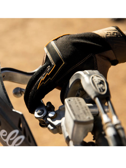 Rękawice cross Biltwell Baja brązowo-czarne