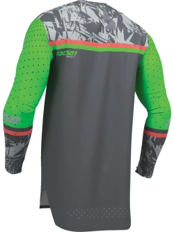 Bluza enduro Thor Sportmode Punkd szaro-zielona
