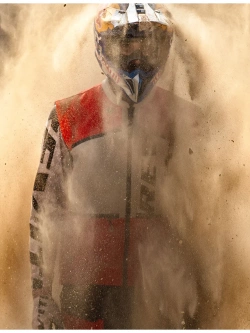Kurtka enduro REV’IT! Morocco czerwono-beżowa