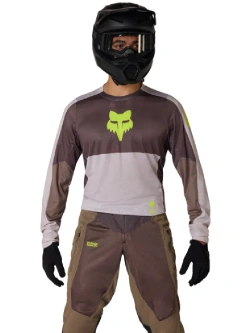 Bluza enduro Fox Ranger Air Offroad brązowo-szara-fluo