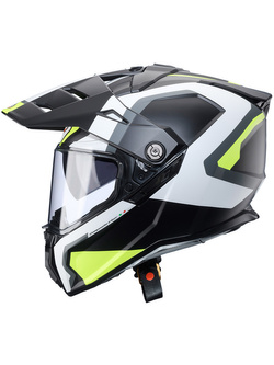 Kask adventure Caberg Tanami Scram czarno-szaro-żółty matowy