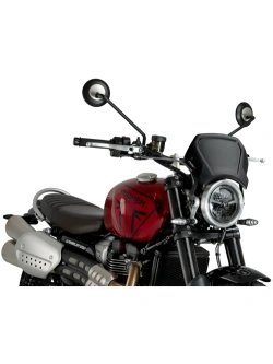 Owiewka motocyklowa Puig Retro Triumph Scrambler 1200X (24-) czarna