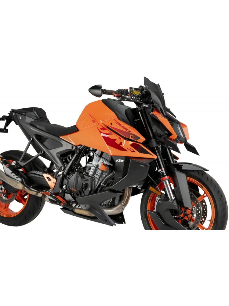 Boczne spoilery dociskowe Puig KTM Duke/ Duke R (24-) czarne matowe