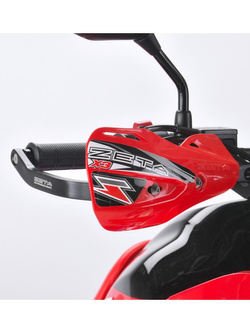 Handguardy Zeta Honda CRF250L/ CRF300L / RALLY (21-) aluminiowe, szare