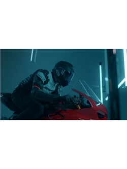 Kurtka motocyklowa skórzana Shima Bandit 2.0 czarno-czerwona