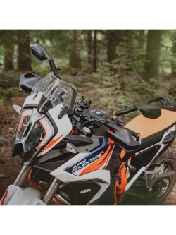 Zestaw lusterek motocyklowych RAM Tough-Mirror z długimi ramionami B, podstawami kulowymi i adapterami