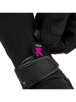 Rękawice motocyklowe damskie Shima Spark 3.0 czarno-różowe