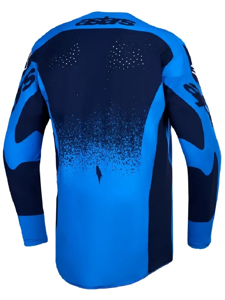 Bluza cross Alpinestars MX Techstar Swan niebieska