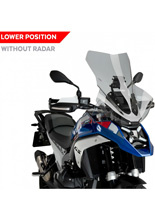 Szyba motocyklowa turystyczna PUIG BMW R 1300 GS (23-) lekko przyciemniana [bez radaru AAC]