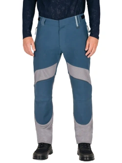 Spodnie motocyklowe tekstylne Knox Urbane Pro Move niebiesko-szare