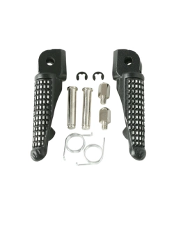 Podnóżki motocyklowe kierowcy BikeTec Kawasaki ZX-10 (11-17) czarne
