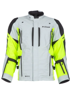 Kurtka motocyklowa tekstylna Klim Latitude szaro-fluo żółta