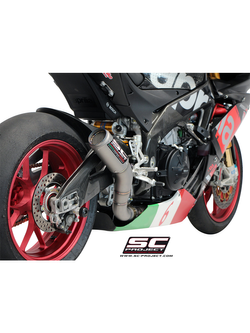 Tłumik SLIP-ON CR-T SC-Project do Aprilia RSV4 RF/RR 15-16