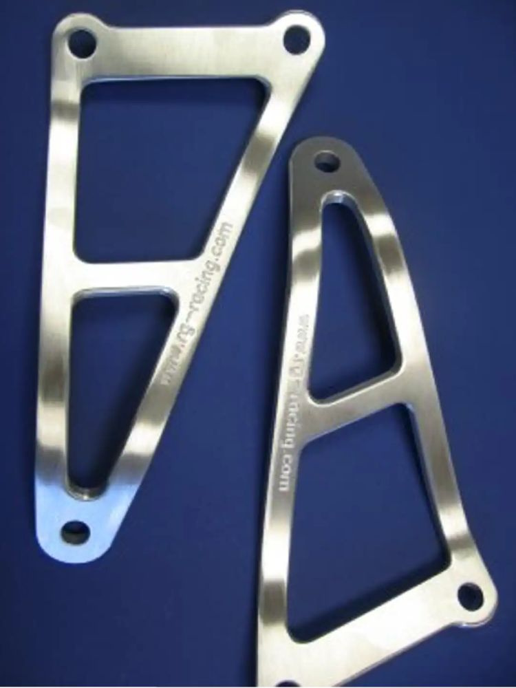 Mocowanie wydechu R&G do modeli z pojedynczym wydechem, srebrne Aprilia RSV (98-03)