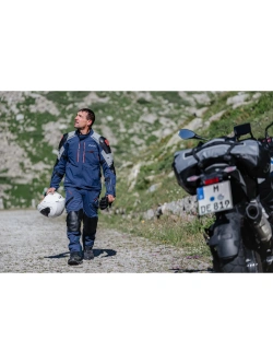 Kurtka motocyklowa tekstylna Klim Kodiak niebiesko-czerwona