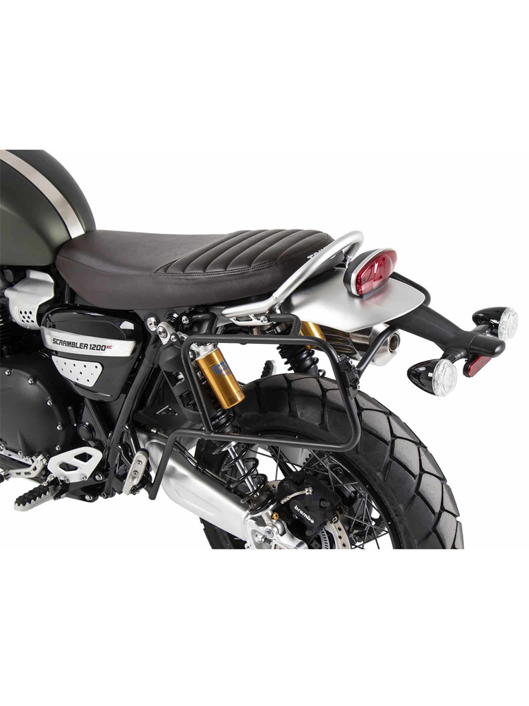 Stelaż kufrów bocznych Hepco&Becker Triumph Scrambler 1200 XC (19-23) montowany na stałe lewa strona