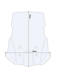 Szyba motocyklowa GIVI przezroczysta Suzuki V-Strom 1050/ SE/ XT (20-)/ DE (23-)