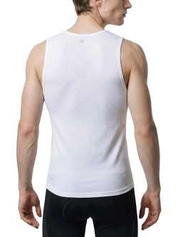 Koszulka termoaktywna bez rękawów SIXS Breezy Touch biała unisex