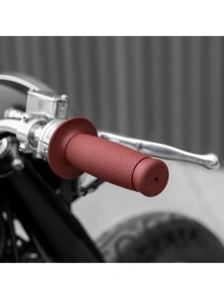 Manetki motocyklowe Biltwell Renegade TPV do kierownic o średnicy 25.4 [mm] czerwone