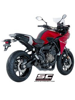 Pełny system 2-1 z tłumikiem S1 Black edition SC-Project do Yamaha TRACER 700 [16-17]