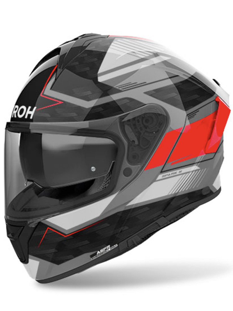 Kask integralny Airoh Spark 2 Zenith czerwono-czarny