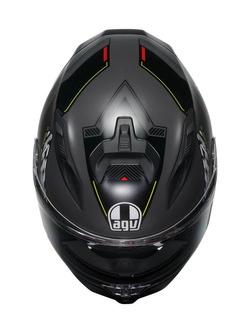 Kask integralny AGV K7 Kyber szaro-żółty