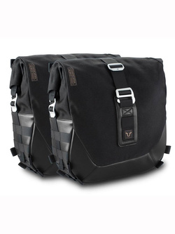 Zestaw sakw bocznych LEGEND GEAR LC2 Black Edition ze stelażami do HARLEY-DAVIDSON Dyna Wide Glide (FXDWG) (09-17) [pojemność: 2 x 13,5 L]