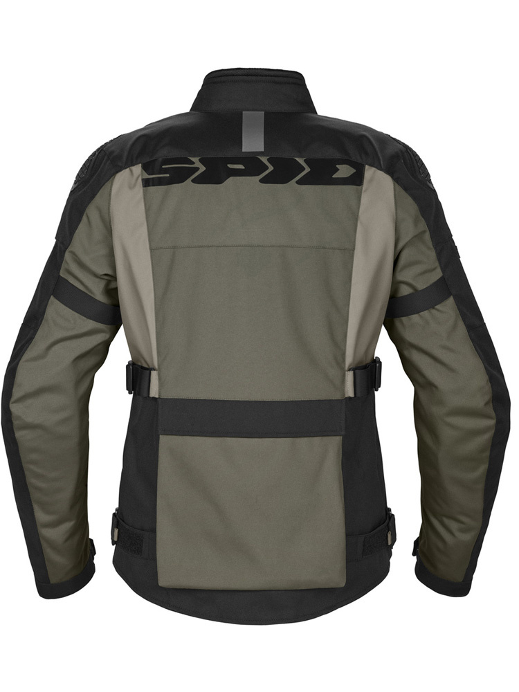 Kurtka motocyklowa tekstylna Spidi RW H2Out czarno-szaro-zielona