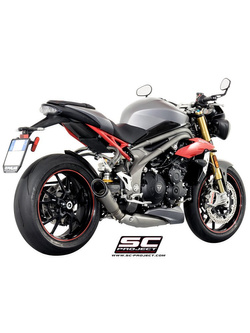 Tłumik S1 Slip-on SC-Project do Triumph SPEED TRIPLE 1050 S / R [16-17]