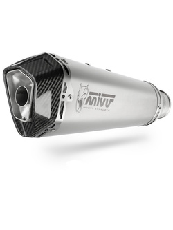 Pełny układ wydechowy (Delta Race) MIVV do Suzuki GSX-R 125 / GSX-S 125 (17-20) srebrny