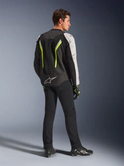 Kurtka motocyklowa tekstylna Alpinestars AST V3 Air czarno-srebrna-fluo
