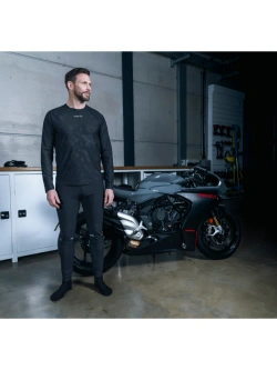 Koszulka termoaktywna z długim rękawem Knox Dual Active czarna