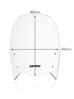 Szyba motocyklowa WRS Caponord Yamaha Tenere 700 (19-24) przezroczysta