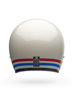 Kask otwarty Bell Custom 500 DLX Vintage Stripes biały