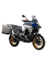 Zestaw: kufry boczne aluminiowe srebrne Zega Pro + stelaże czarne Touratech BMW R 1300 GS Adventure (24-) [poj.: 45+45l]