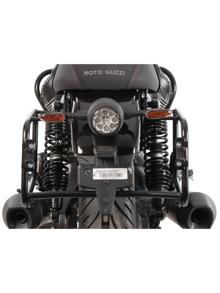 Stelaż kufrów bocznych Hepco&Becker Moto Guzzi V7 Stone (25-) montowany na stałe, czarny