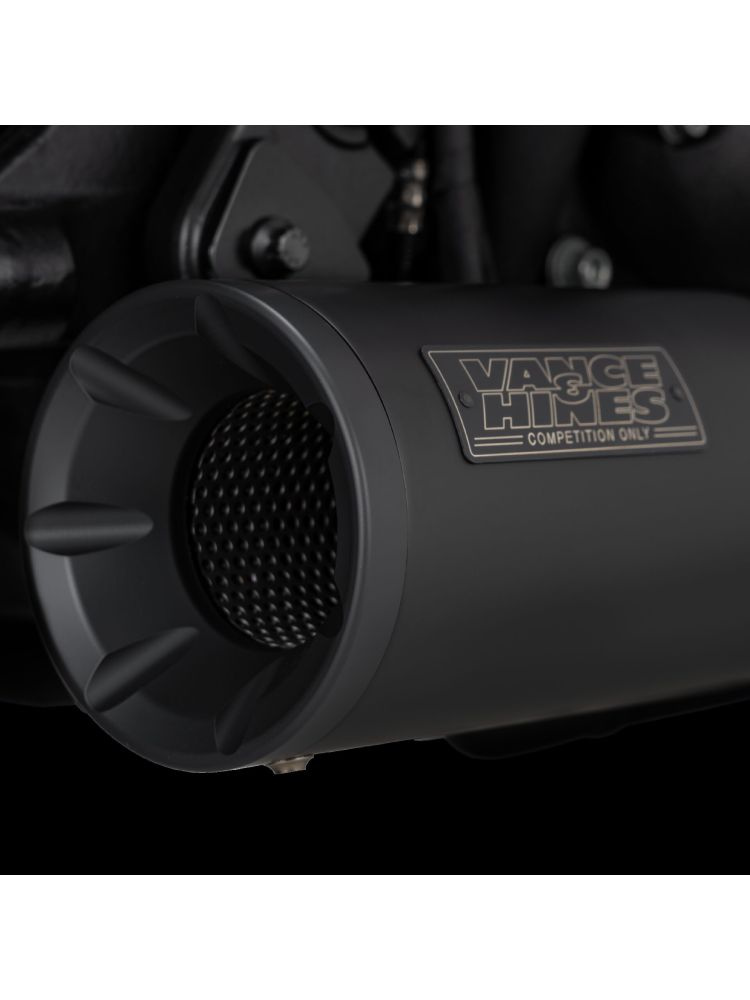 Pełny układ wydechowy Vance & Hines Hi-Output do wybranych modeli Harleya Davidsona Szczotkowana Stal